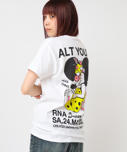 RNA tシャツ M2472 クールロゴプリントT レディース : ZOZOTOWN