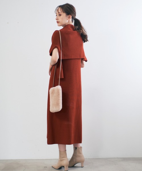 ANAYI（アナイ） コンビワンピース 38 オレンジ レディース : ZOZOTOWN