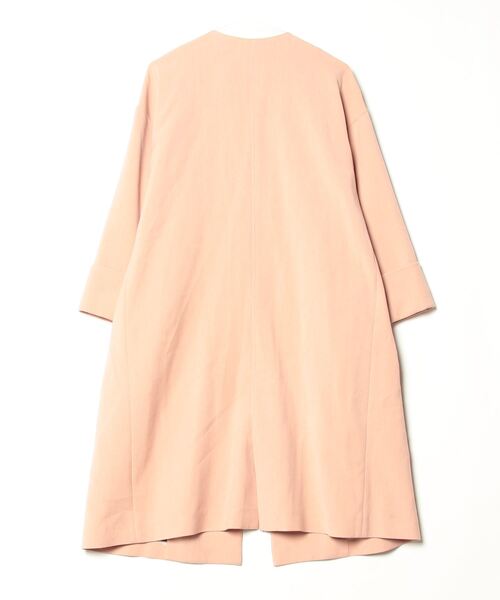 【再値下げ】【スピックアンドスパン】ベージュ 　フェザーフーディーコート 38 再値下げ】【スピックアンドスパン】ベージュ フェザーフーディーコート 38