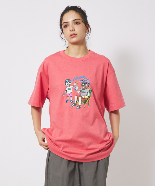 NANGA tシャツ 「NANGA/ナンガ」ECOHYBRID イラストレーターT