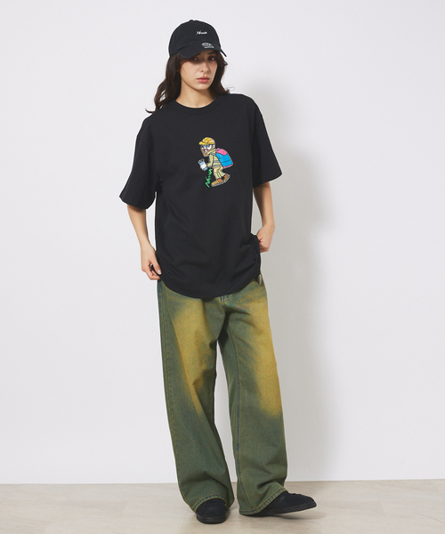 NANGA tシャツ 「NANGA/ナンガ」ECOHYBRID イラストレーターT