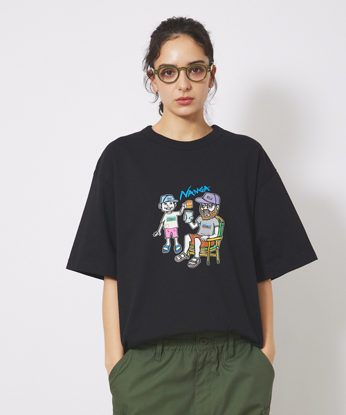 ノノガ　HANA Tシャツ　Mサイズ Niseko Hanazono Hill Climb 2019 T shirt (Red) | HOKKAIDO