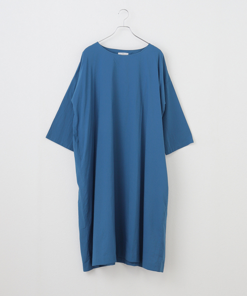 SOIL(ソイル) \"60s LINEN PLAIN\" バンドカラーワンピース SOIL | バンドカラーワンピース〈60s CAMBRIC PLAIN BANDED