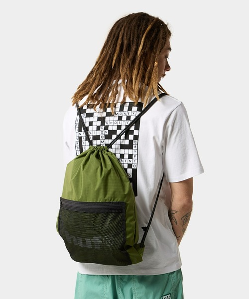 【メンズ】HUF Drawstring リュック HUF デイバック リュック eightynine KNAPSACK / ナップサック