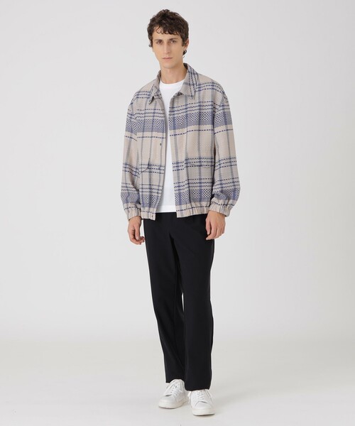 BLACKLABELブラックレーベル ブルゾン チェック BLACK LABEL CRESTBRIDGE ブルゾン アウター シアーチェック