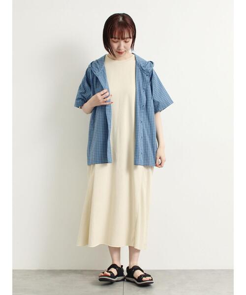 Samansa Mos2 ワンピース ワッフル切替ワンピース : ZOZOTOWN