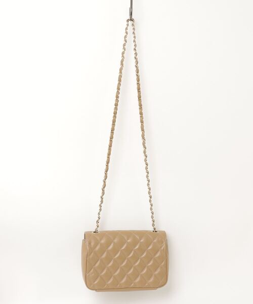 m♡美品！Maison vincent ベージュ キルティング バッグ maison-vincent 「maison-vincent」 キルティングショルダーバッグ