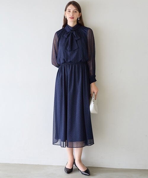23区 ドレス 「APPLAUDIR」シアードットフロッキー : ZOZOTOWN