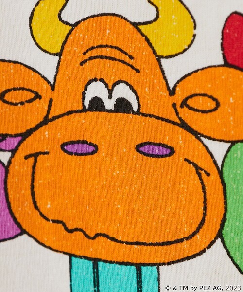 「FREAK'S STORE」 「pez」半袖Tシャツ MEDIUM ホワイト メンズ