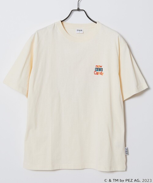 「FREAK'S STORE」 「pez」半袖Tシャツ MEDIUM ホワイト メンズ
