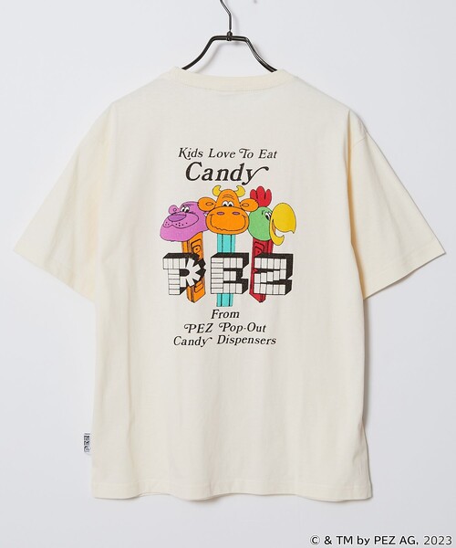 「FREAK'S STORE」 「pez」半袖Tシャツ MEDIUM ホワイト メンズ