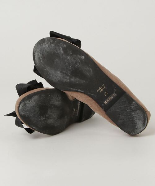 「BEAMS」 バレエシューズ 23cm ブラウン レディース