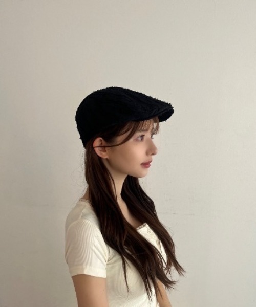 帽子 ベレー帽 レディース ヴィンテージハンチングキャップ : ZOZOTOWN