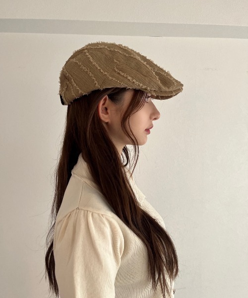 帽子 ベレー帽 ヴィンテージハンチングキャップ レディース : ZOZOTOWN