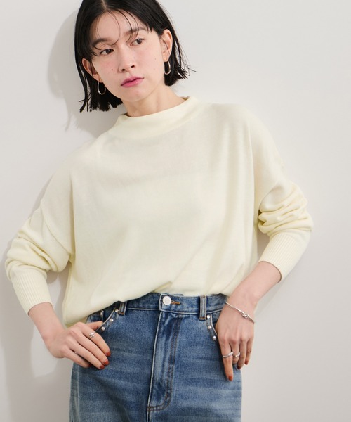 みくページ 楽天市場】【PBLIM】ピグメントZIPニット【WEB限定アイテム