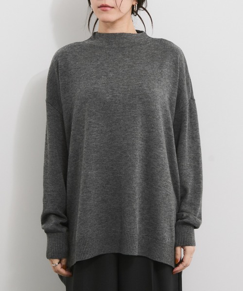 LE CERCLE par rope' ニット セーター ウール混バックリンキングボトル