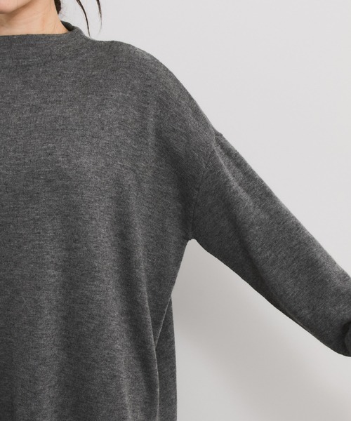 LE CERCLE par rope' ニット セーター ウール混バックリンキングボトル