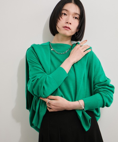 みくページ 楽天市場】【PBLIM】ピグメントZIPニット【WEB限定アイテム