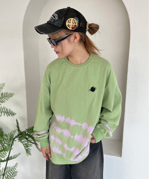 「sedacle」 長袖Tシャツ LARGE ネイビー メンズ