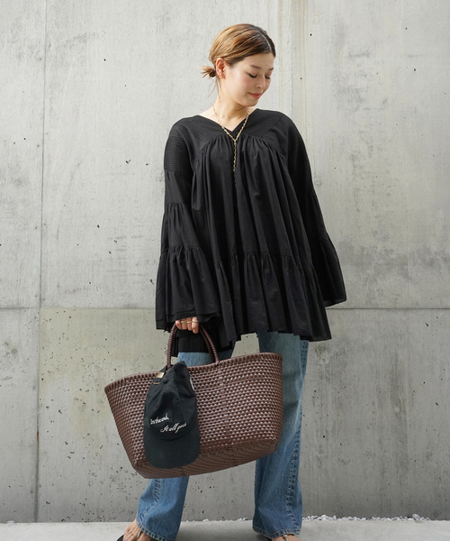 ドゥーズィーエムクラス　ポンチョ　美品 Deuxieme Classe(ドゥーズィエムクラス)の「*victorian ポンチョ