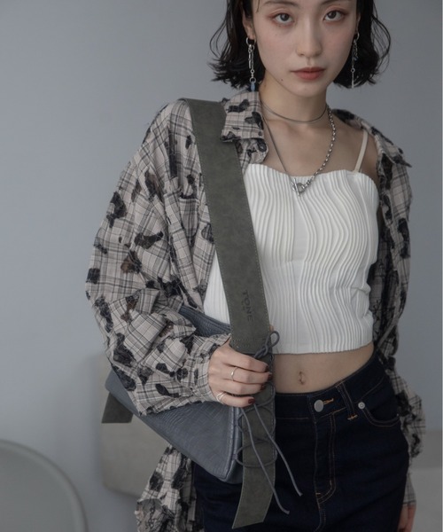 ハンドバッグ サイドリボン配色ハンドバッグ : ZOZOTOWN Yahoo!店