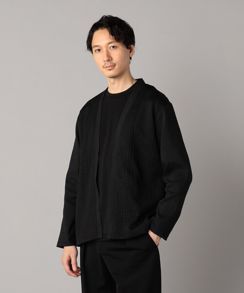 コムサ・メン（COMME CA MEN）/ケーブルコンビ ハッピカーディガン COMME CA MEN（コムサメン） カーディガン ケーブルコンビ ハッピ