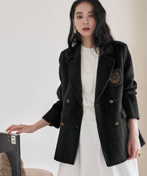 ELFRANK ピーコート pコート 「2025AW」「ウール70％」プレッピー