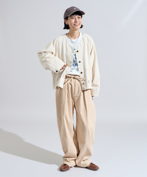 デニムジャケット gジャン RED KAP × FREAK'S STORE/レッドキャップ 別注 ノーカラーVネックジャケット/デニム ツイルジャケッ | FREAK'S STORE | 19