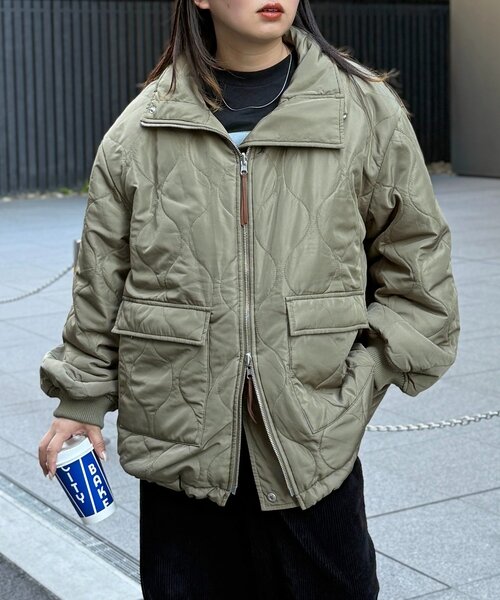 キルティング　ジャケット　リバーシブル　cpcm CPCM（シーピーシーエム） ブルゾン アウター リバーシブルモンスター