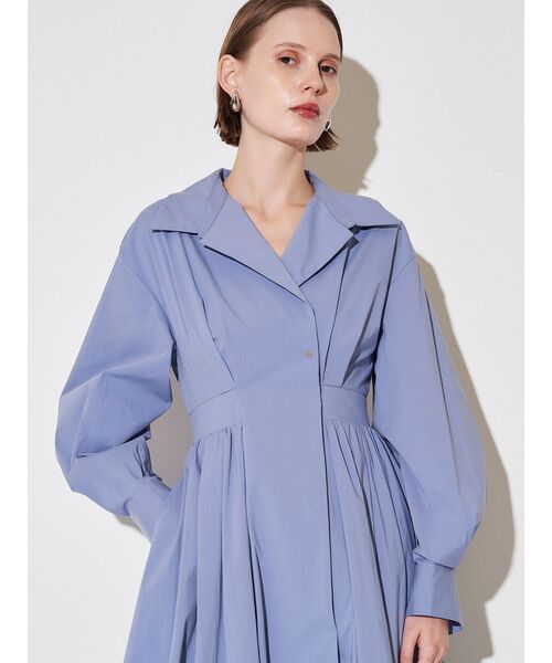 ELENDEEK（エレンディーク） ワンピース オープンカラーフィット