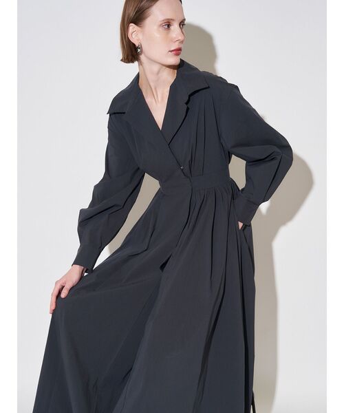 ELENDEEK（エレンディーク） ワンピース オープンカラーフィット