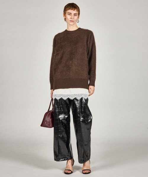 【新品】今期PRANK PROJECT ミンク加工ニット　グレー PRANK PROJECT（プランクプロジェクト） ニット セーター ミンク加工