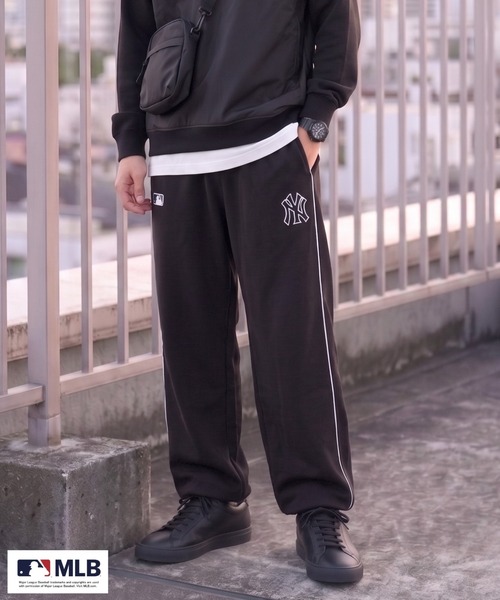 エンゼルス　ナイロンジャケット　スウェット パンツ　上下セット　裏起毛　MLB MLB スウェットパンツ ジャージ MLB Retro Line Wide Sweatpants/MLB