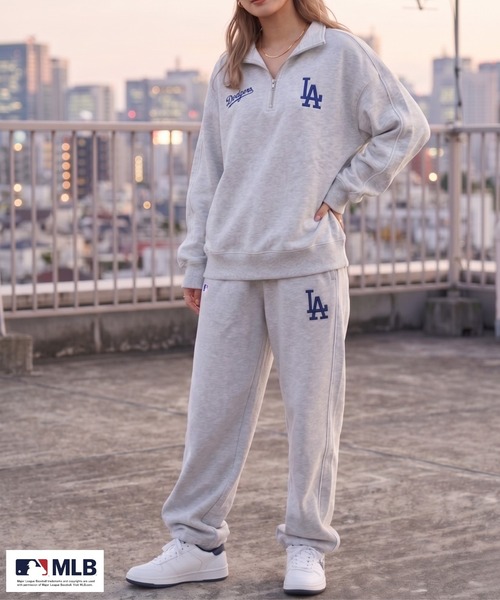 MLB スウェットパンツ ジャージ MLB Retro Line Wide Sweatpants/MLB