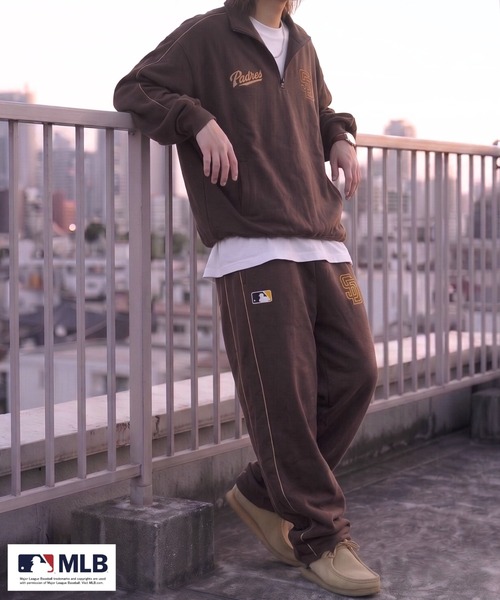 MLB スウェットパンツ ジャージ MLB Retro Line Wide Sweatpants/MLB