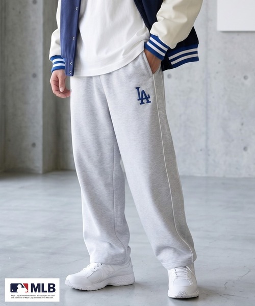 MLB スウェットパンツ ジャージ MLB Retro Line Wide Sweatpants/MLB