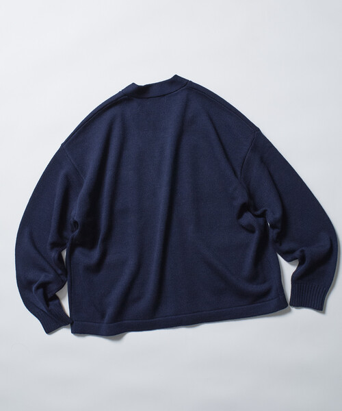 カーディガン 限定展開 リラックスフィット レタード ニットカーディガン / 刺繍ワッペン メンズ | FREAK'S STORE | 13