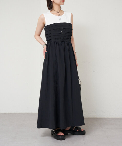 mystic（ミスティック） ノースリーブワンピース 2 ブラック