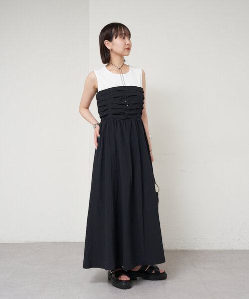 mystic（ミスティック） ノースリーブワンピース 2 ブラック