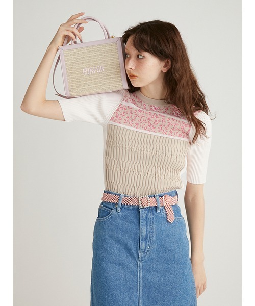 「FURFUR」 2WAYバッグ FREE ピンク レディース_画像2