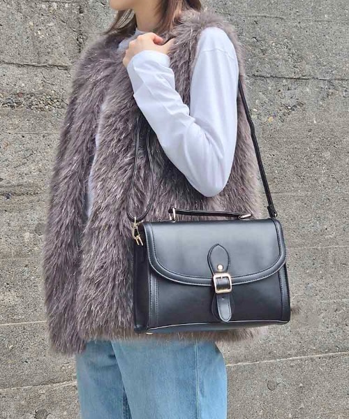 Bleu Bleuet（ブルーブルーエ） ショルダーバッグ バッグ ラウンド3Way