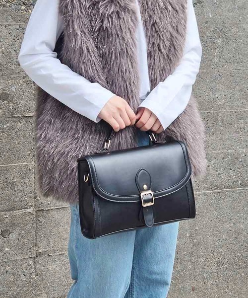 Bleu Bleuet（ブルーブルーエ） ショルダーバッグ バッグ ラウンド3Way