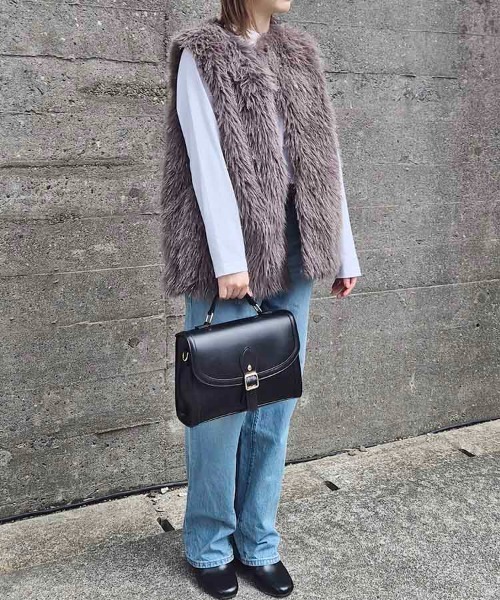 Bleu Bleuet（ブルーブルーエ） ショルダーバッグ バッグ ラウンド3Way