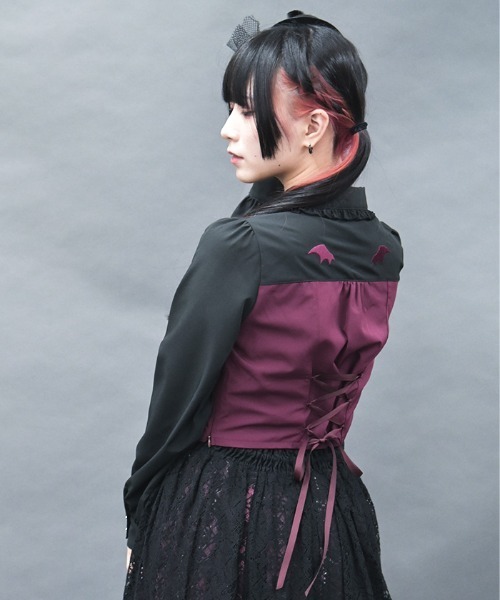 NIBBLE POISON（ニブルポイズン） ブラウス シャツ ガータービスチェ
