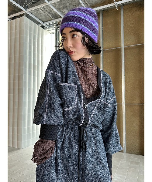 ELCHELE（エルチェレ） ニット帽 ニットキャップ レディース MOHAIR