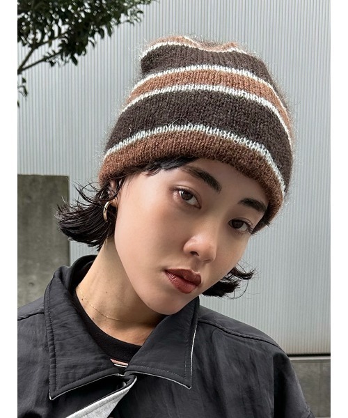 ELCHELE（エルチェレ） ニット帽 ニットキャップ レディース MOHAIR