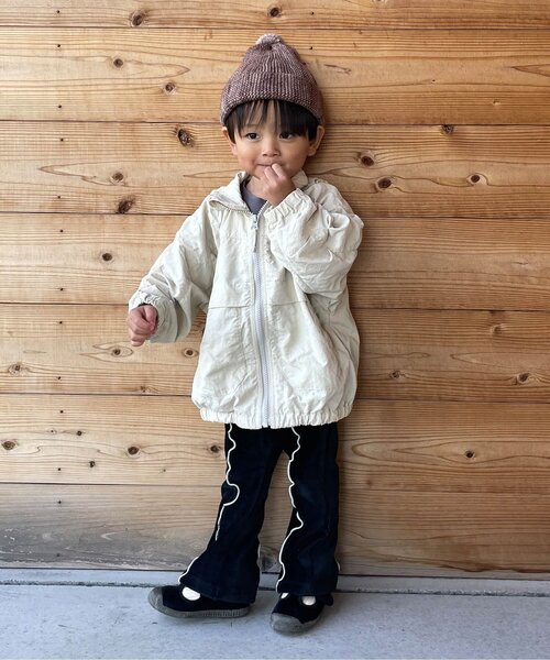 パンツ 「ジュニア対応」配色メロウストレッチニットコールパンツ キッズ 子供服 男の子 女の子 | p.premier | 07