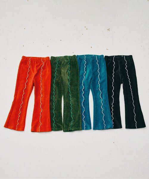 パンツ 「ジュニア対応」配色メロウストレッチニットコールパンツ キッズ 子供服 男の子 女の子 | p.premier | 17