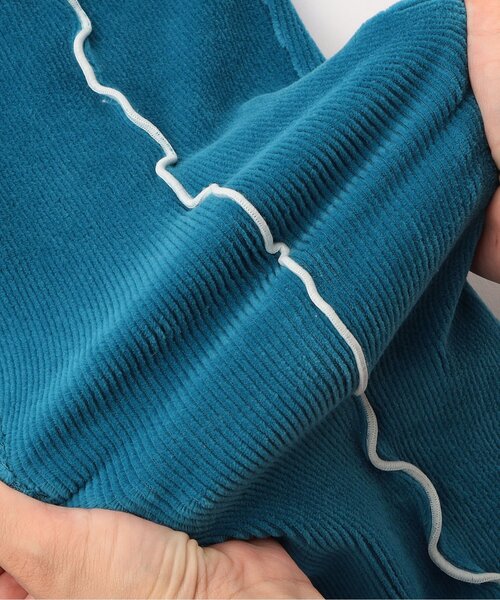 パンツ 「ジュニア対応」配色メロウストレッチニットコールパンツ キッズ 子供服 男の子 女の子 | p.premier | 18