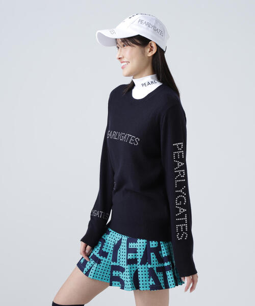 【新品タグ付】パーリーゲイツ　レディース　長袖　ウール　ニット　セーター　Ｓ 楽天市場】パーリーゲイツ（サイズ（S/M/L）S）（セーター｜レディース